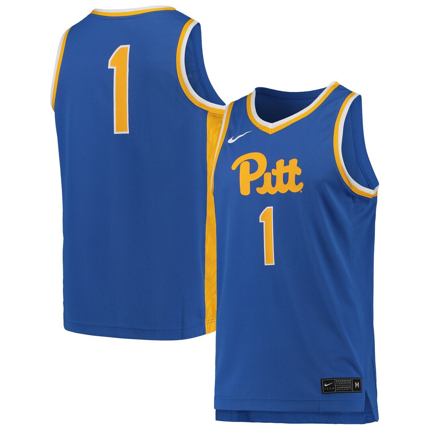Мужская баскетбольная майка Nike #1 Royal Pitt Panthers Team Replica
Мужская баскетбольная майка Nike #1 Royal Pitt Panthers Team Replica