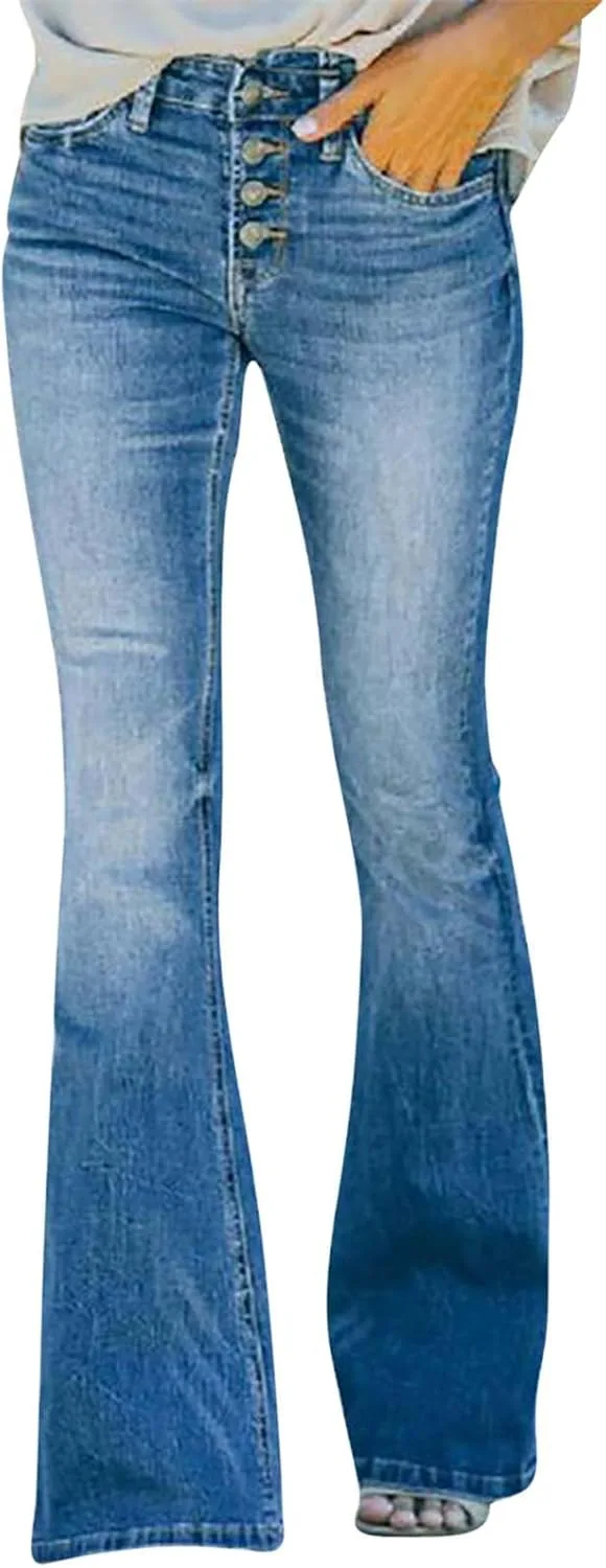 Джинсы Flare для женщин с высокой талией и растяжкой FZYLQY
Джинсы Flare для женщин с высокой талией и растяжкой FZYLQY