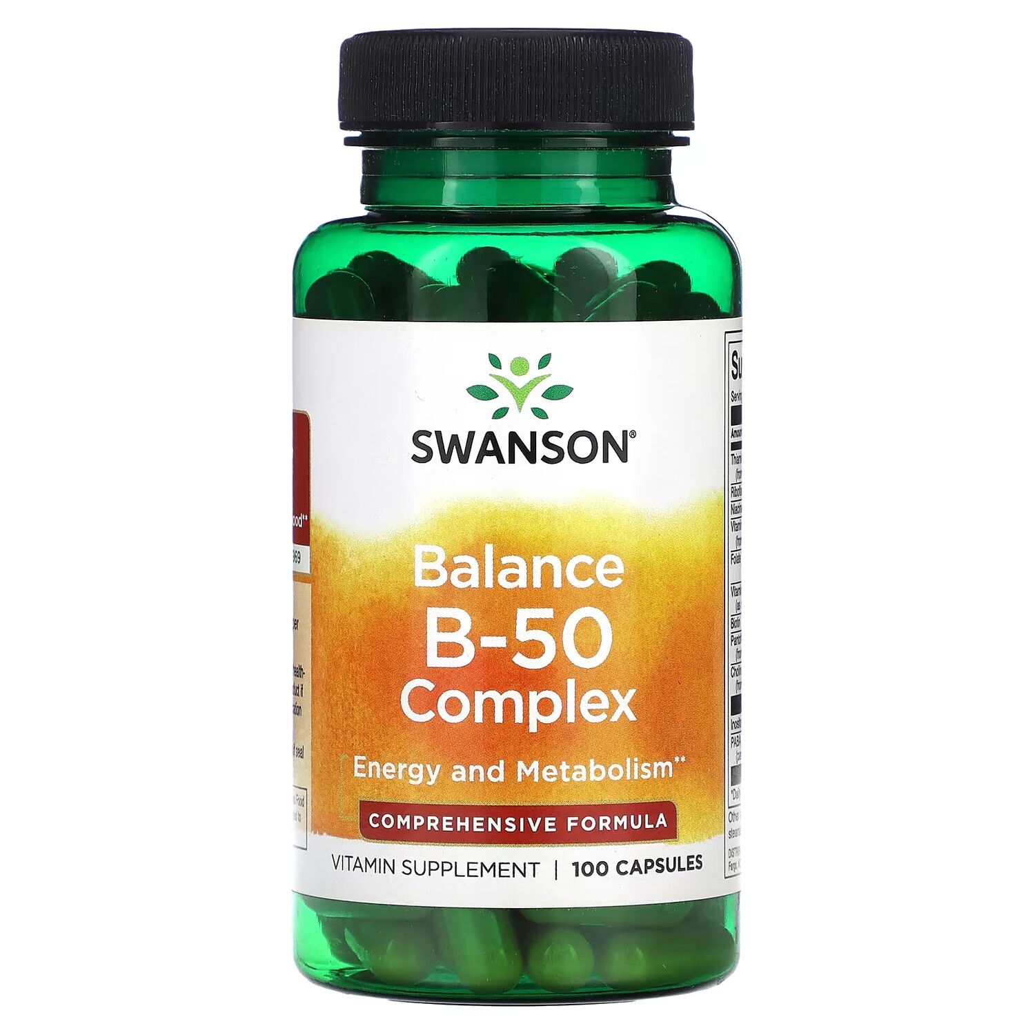 Витамин B-50 Swanson Balance Complex, 100 капсул
Витамин B-50 Swanson Balance Complex, 100 капсул