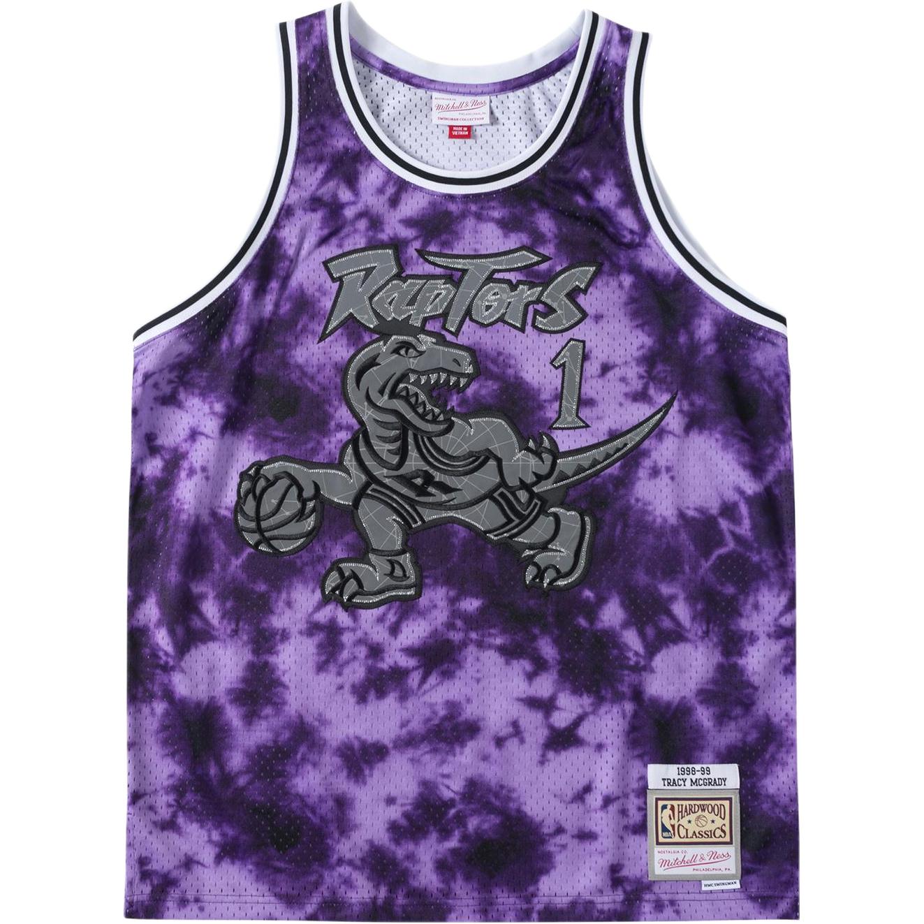 Майка баскетбольная Mitchell & Ness 'NBA Raptors 1998 Tracy McGrady' Galaxy Swingman фиолетовая
Майка баскетбольная Mitchell & Ness 'NBA Raptors 1998 Tracy McGrady' Galaxy Swingman фиолетовая