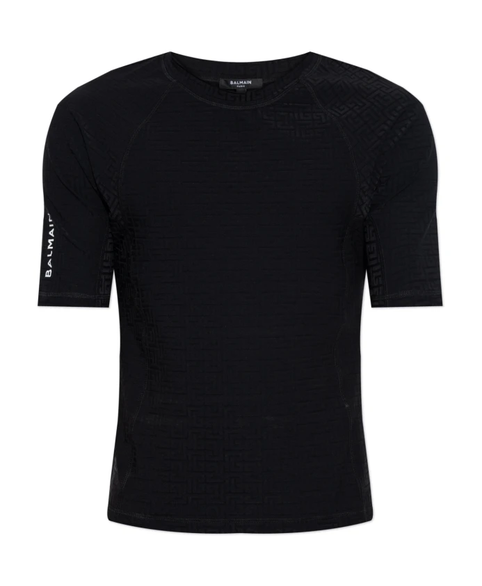 Футболка с монограммой Balmain, черный
Футболка с монограммой Balmain, черный