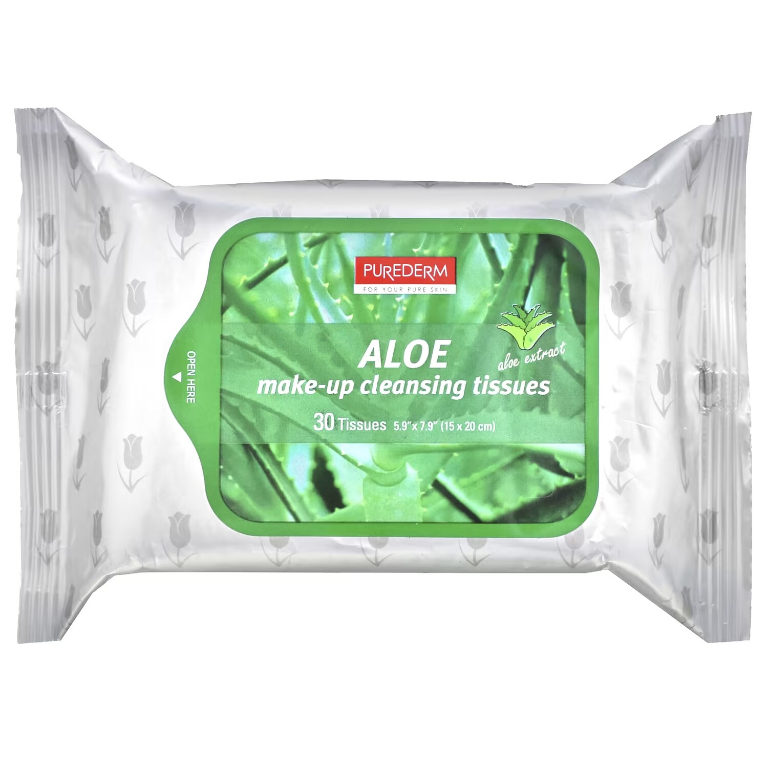 Салфетки Purederm Aloe для очищения макияжа, 30 штук
Салфетки Purederm Aloe для очищения макияжа, 30 штук