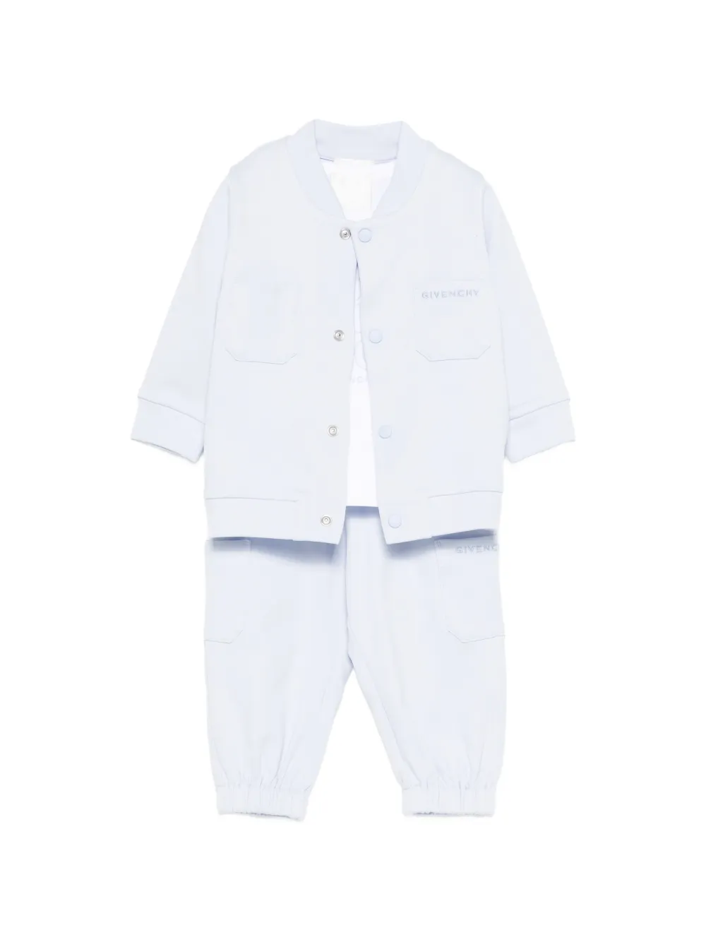 Комплект боди с принтом медведя Givenchy Kids, белый
Комплект боди с принтом медведя Givenchy Kids, белый