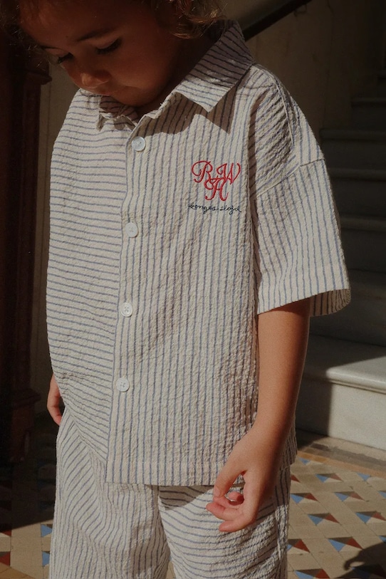 Детская хлопковая рубашка RHW X KS DUO SHIRT GOTS Konges Sløjd, синий
Детская хлопковая рубашка RHW X KS DUO SHIRT GOTS Konges Sløjd, синий