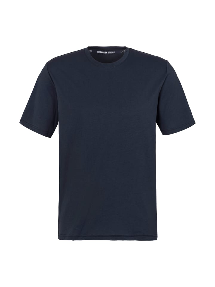Футболка темно-синего цвета Copenhagen Studios
Футболка темно-синего цвета Copenhagen Studios
