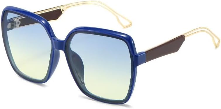 Мужские солнцезащитные очки для активного отдыха с защитой от УФ-излучения UV400, женские солнцезащитные очки с градиентным цветом, квадратная оправа большого размера, модные очки DMMWCX, Blue
Мужские солнцезащитные очки для активного отдыха с защитой от УФ-излучения UV400, женские солнцезащитные очки с градиентным цветом, квадратная оправа большого размера, модные очки DMMWCX, Blue