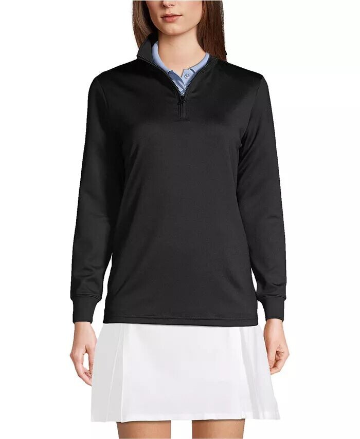 Женский свитшот Active Performance с застежкой-молнией на четверть Lands' End, черный
Женский свитшот Active Performance с застежкой-молнией на четверть Lands' End, черный