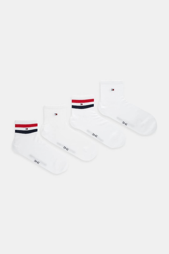 Носки 4 пары Tommy Hilfiger, белый 
Носки 4 пары Tommy Hilfiger, белый