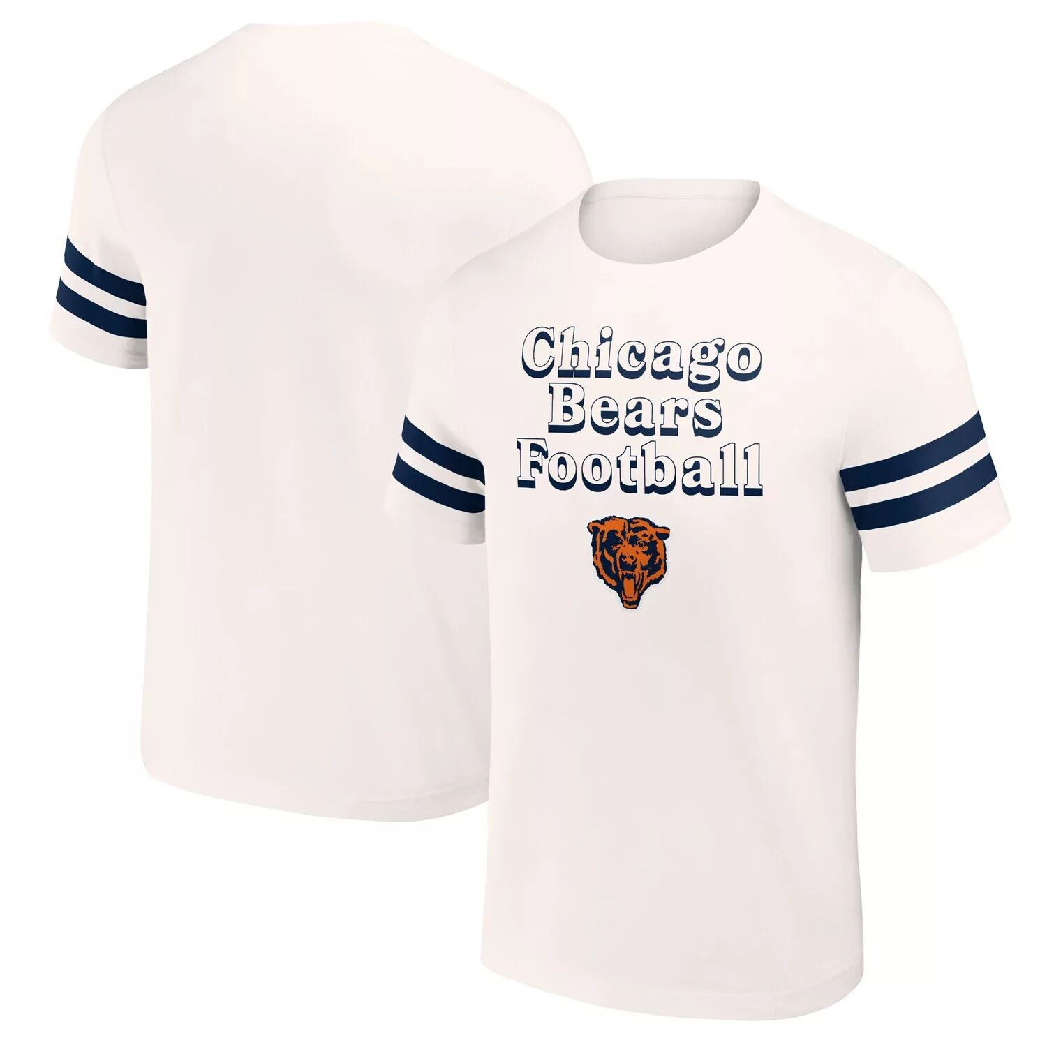Мужская винтажная футболка NFL x Darius Rucker Collection от Fanatics Cream Chicago Bears 
Мужская винтажная футболка NFL x Darius Rucker Collection от Fanatics Cream Chicago Bears