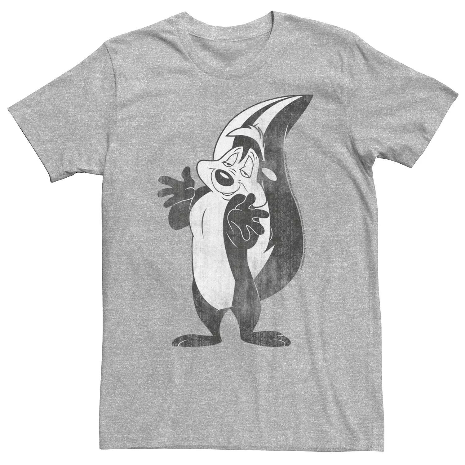 Мужская футболка с рисунком в стиле Looney Tunes Pepe Le Pew Licensed Character
Мужская футболка с рисунком в стиле Looney Tunes Pepe Le Pew Licensed Character