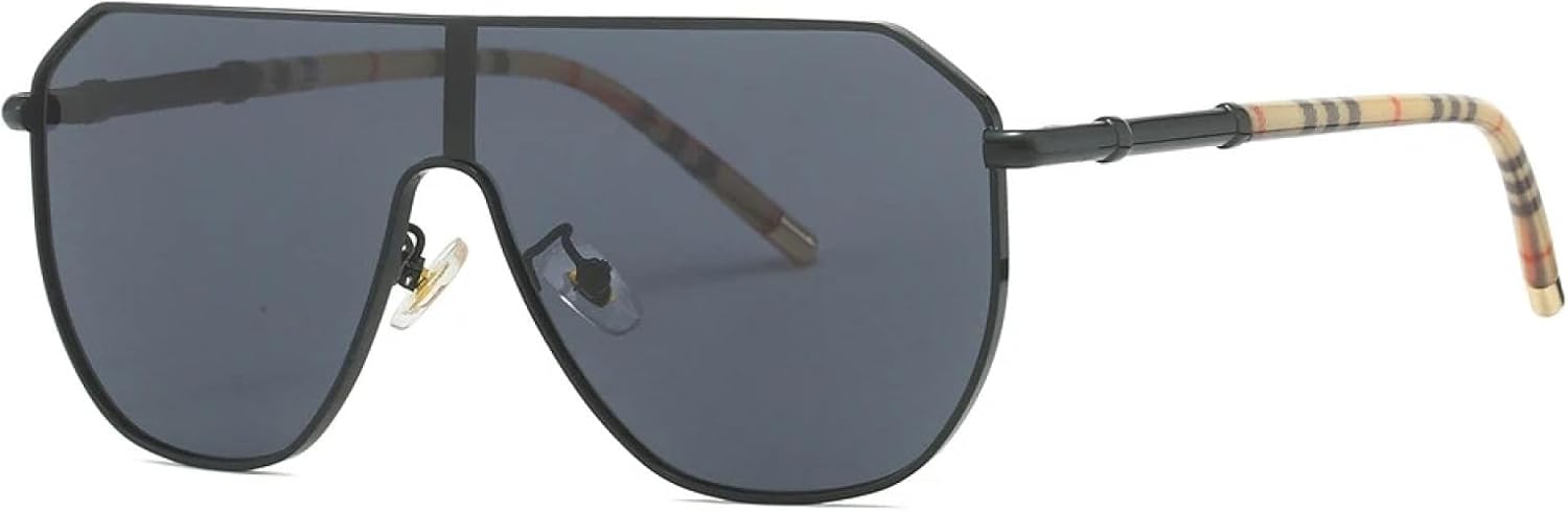 Солнцезащитные очки с плоской верхней частью, крупная оправа, цельные, женские и мужские, роскошные, винтажные, в стиле металл-панк, популярные оттенки TKKTLLT, Black Black
Солнцезащитные очки с плоской верхней частью, крупная оправа, цельные, женские и мужские, роскошные, винтажные, в стиле металл-панк, популярные оттенки TKKTLLT, Black Black