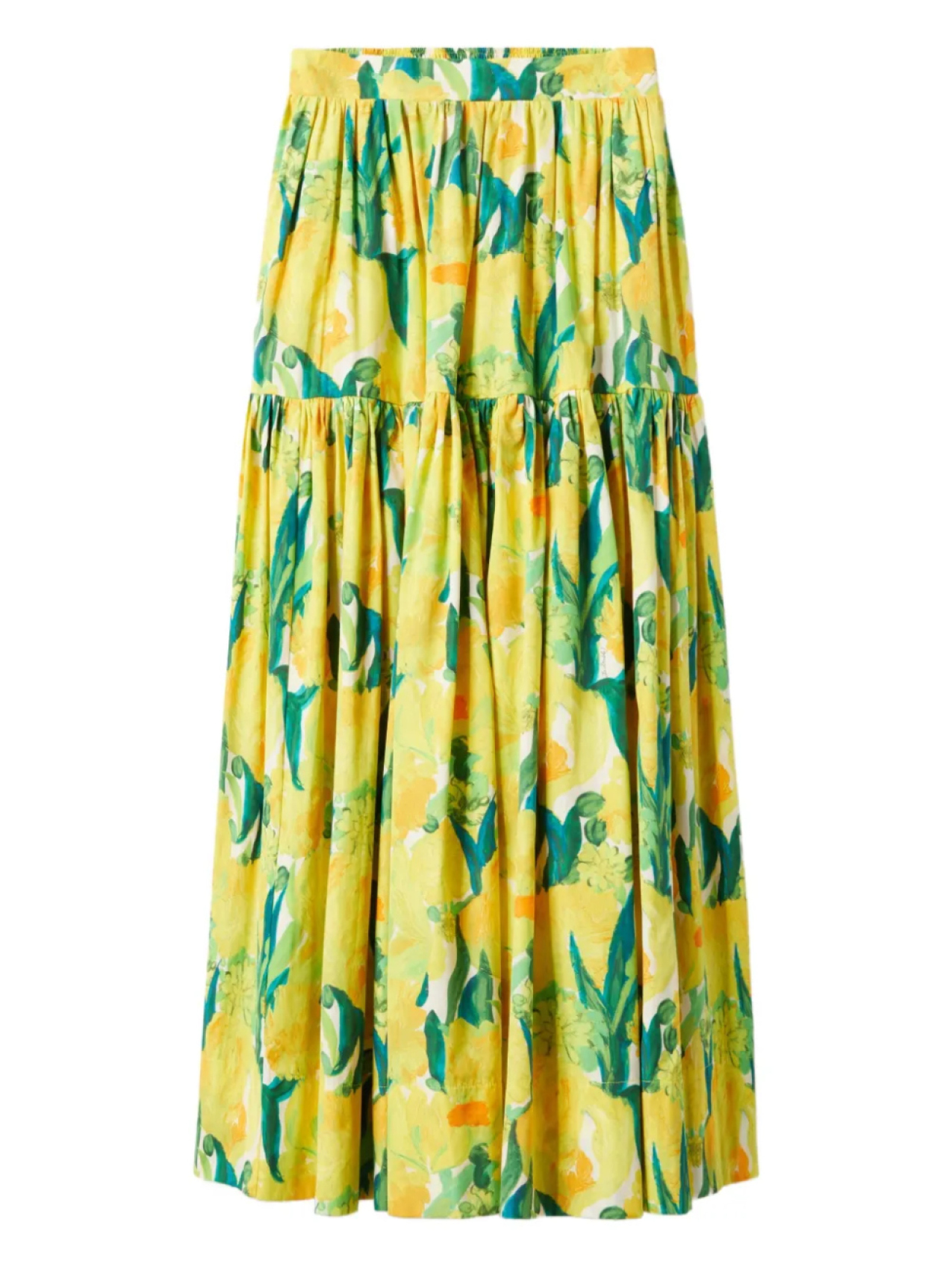 La DoubleJ юбка миди с цветочным принтом, желтый
La DoubleJ юбка миди с цветочным принтом, желтый