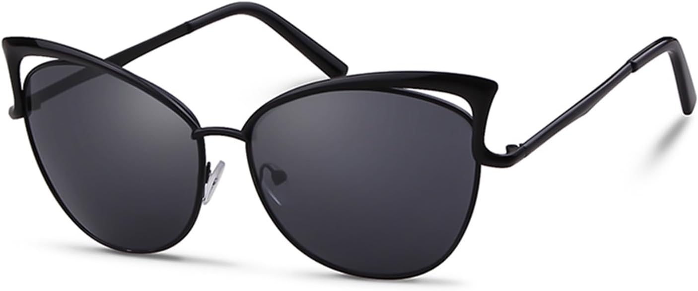 Крупные дизайнерские солнцезащитные очки-«кошачий глаз» круглой формы для женщин и мужчин, модные ретро-очки с металлическим корпусом, защита от ультрафиолета UV400 DQbhzh, Black/Light Gray
Крупные дизайнерские солнцезащитные очки-«кошачий глаз» круглой формы для женщин и мужчин, модные ретро-очки с металлическим корпусом, защита от ультрафиолета UV400 DQbhzh, Black/Light Gray