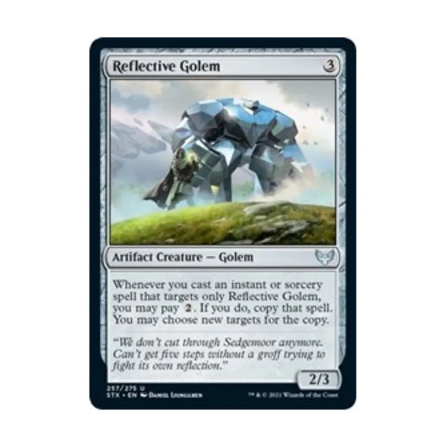 CCG Светоотражающий голем (U), MTG - Strixhaven - School of Mages
CCG Светоотражающий голем (U), MTG - Strixhaven - School of Mages