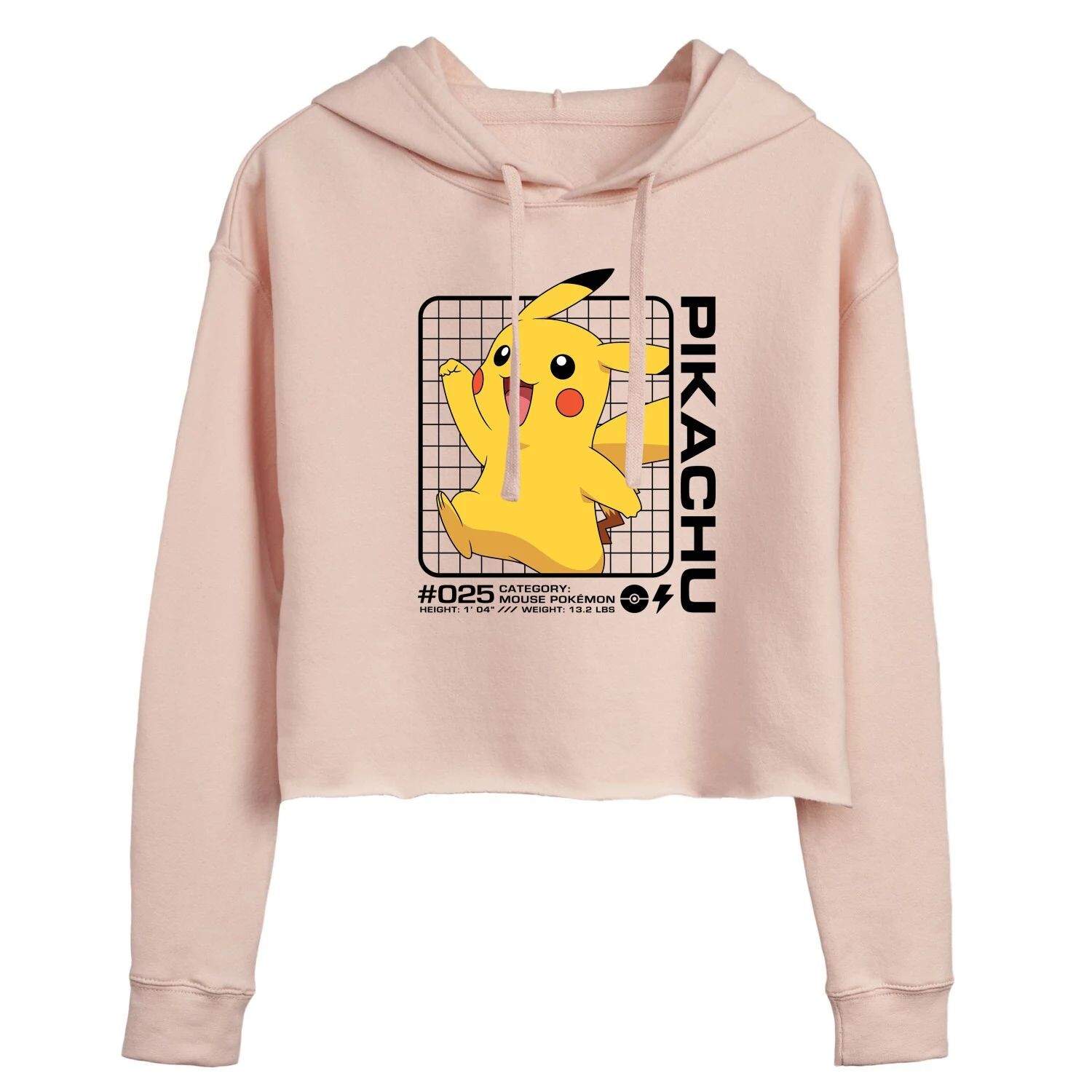 Укороченная толстовка с рисунком Pokemon Pikachu Stats для юниоров Licensed Character
Укороченная толстовка с рисунком Pokemon Pikachu Stats для юниоров Licensed Character