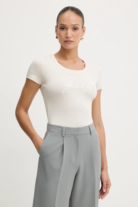 Футболка Guess, бежевый
Футболка Guess, бежевый