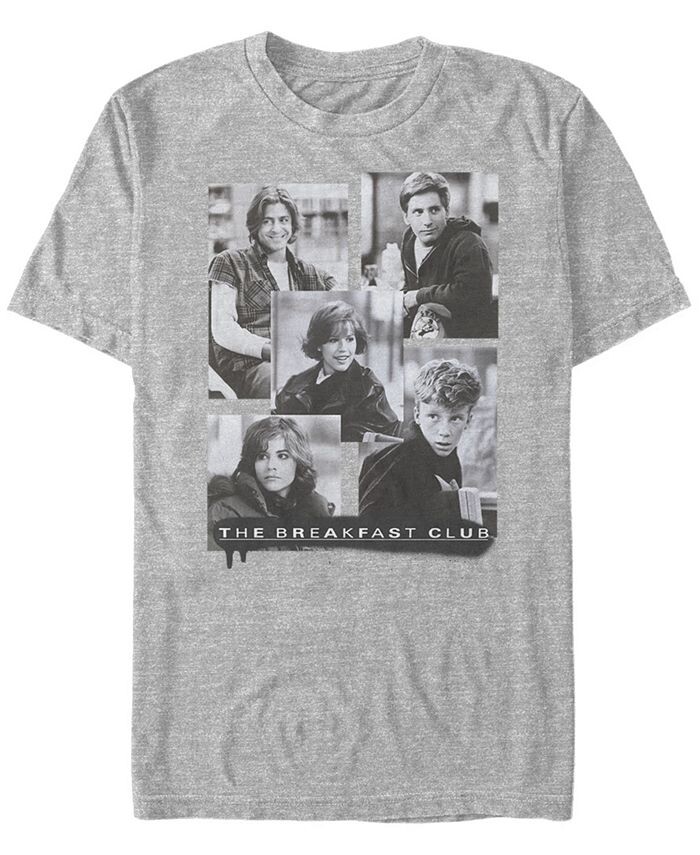 Мужская футболка с короткими рукавами The Breakfast Club с фотографиями персонажей Fifth Sun, серый
Мужская футболка с короткими рукавами The Breakfast Club с фотографиями персонажей Fifth Sun, серый