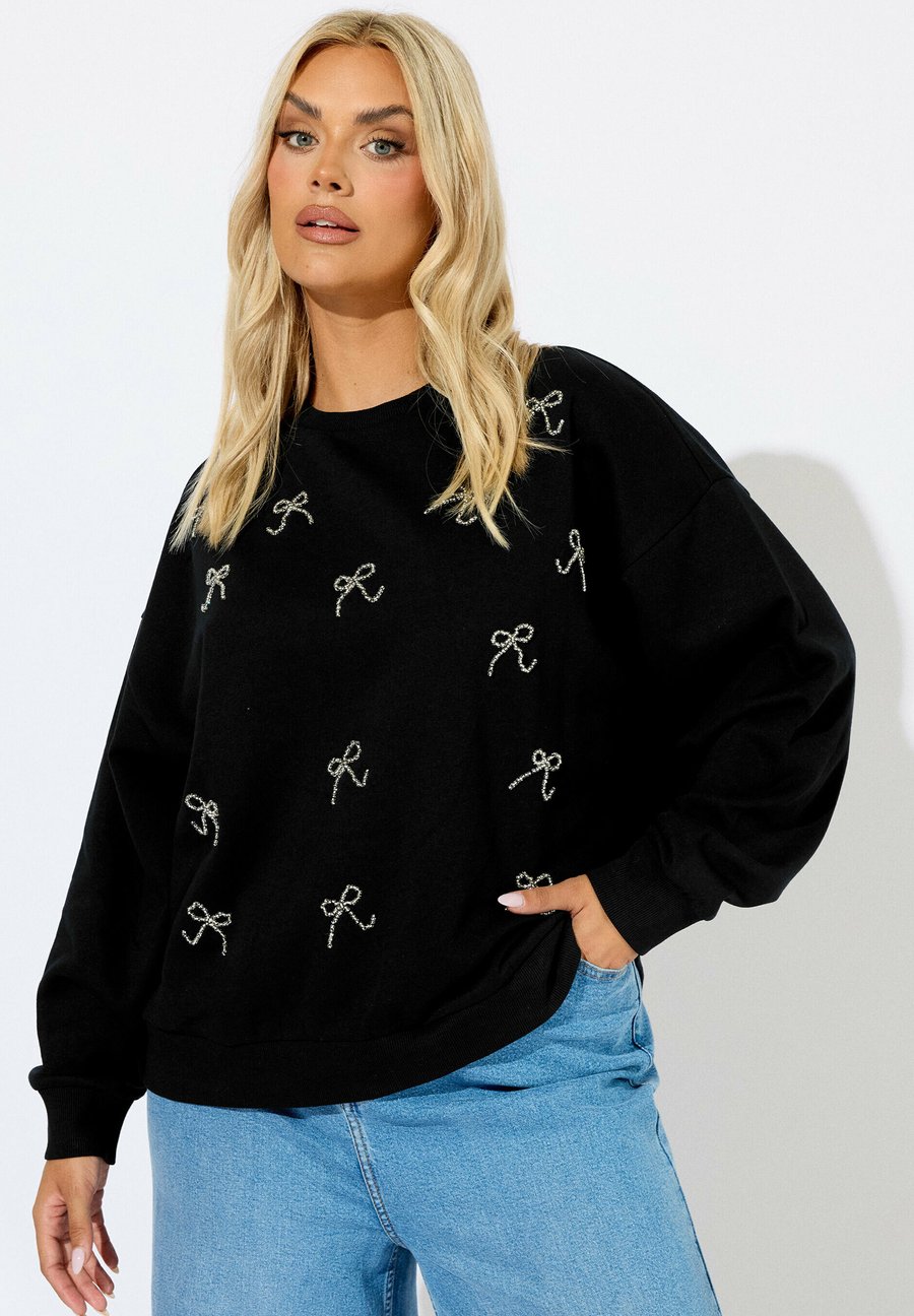 Толстовка Yours Clothing FRONT , Black/Black Denim
Толстовка Yours Clothing FRONT , Black/Black Denim