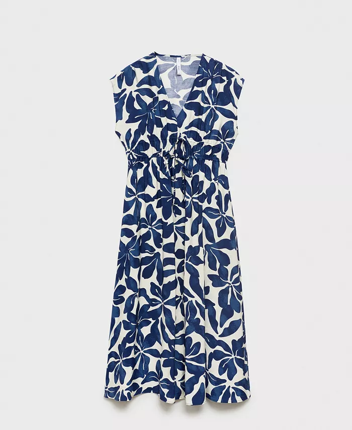 Женское длинное платье с принтом MANGO, синий
Женское длинное платье с принтом MANGO, синий