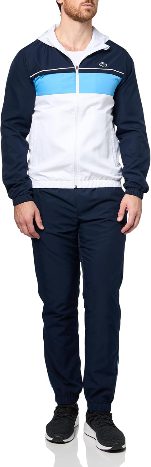 Мужской спортивный костюм Lacoste Sport Diamond Taffeta, Navy Blue/White/Argentine Blue
Мужской спортивный костюм Lacoste Sport Diamond Taffeta, Navy Blue/White/Argentine Blue