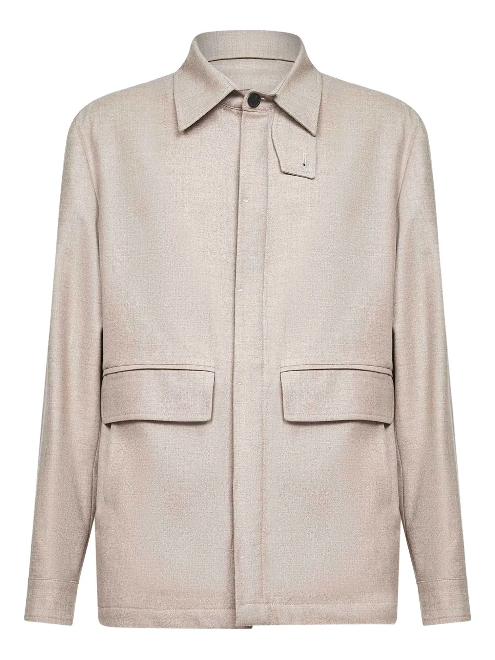 Рубашка-куртка с застегивающимся воротником D4.0, нейтральный
Рубашка-куртка с застегивающимся воротником D4.0, нейтральный