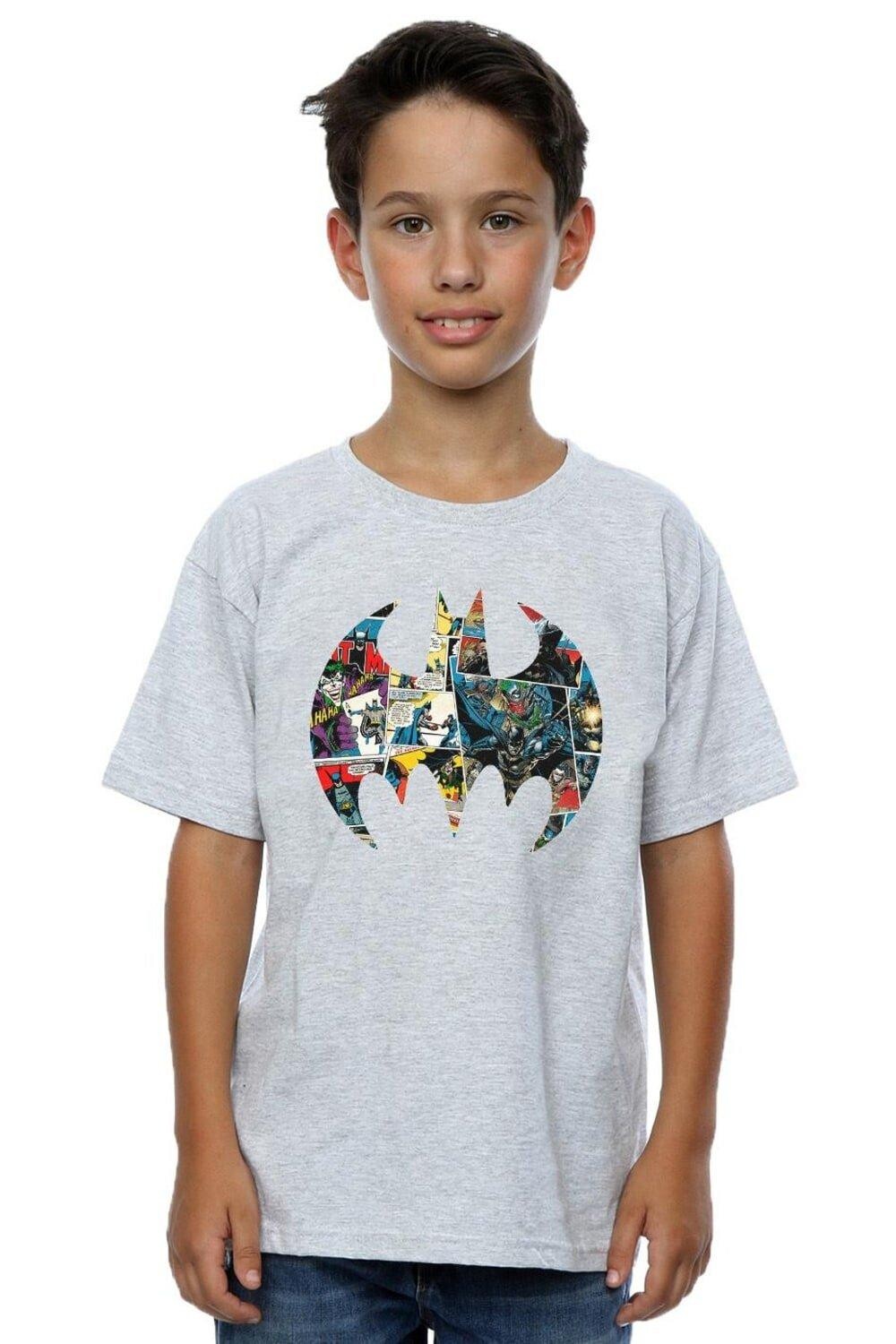Футболка с логотипом комиксов «Бэтмен» DC Comics, серый
Футболка с логотипом комиксов «Бэтмен» DC Comics, серый