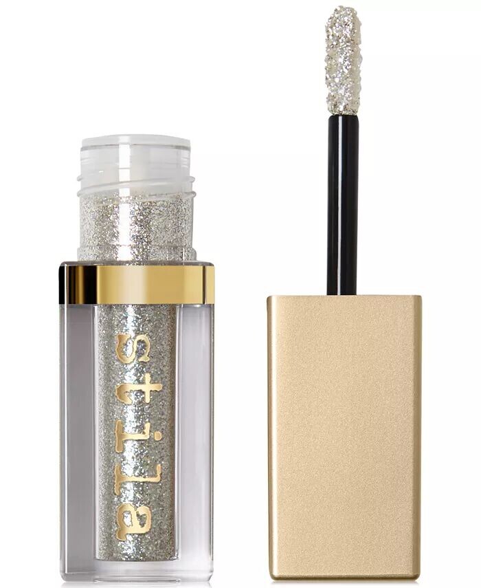 Жидкие тени для век с блестками и сиянием Stila, цвет Smoldering Satin - deep tan & silver
Жидкие тени для век с блестками и сиянием Stila, цвет Smoldering Satin - deep tan & silver