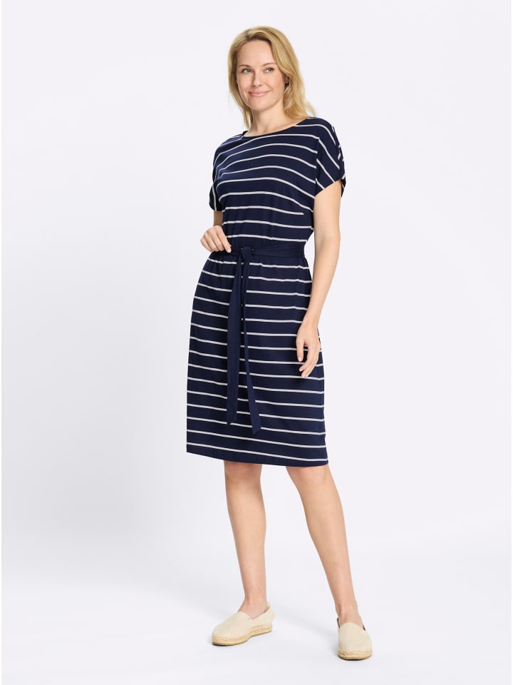Платье из джерси в синюю и белую полоску Sieh an!
Платье из джерси в синюю и белую полоску Sieh an!