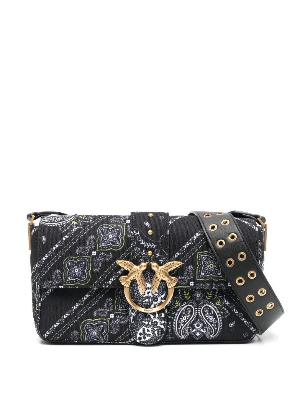 Сумка через плечо с принтом пейсли PINKO, черный
Сумка через плечо с принтом пейсли PINKO, черный