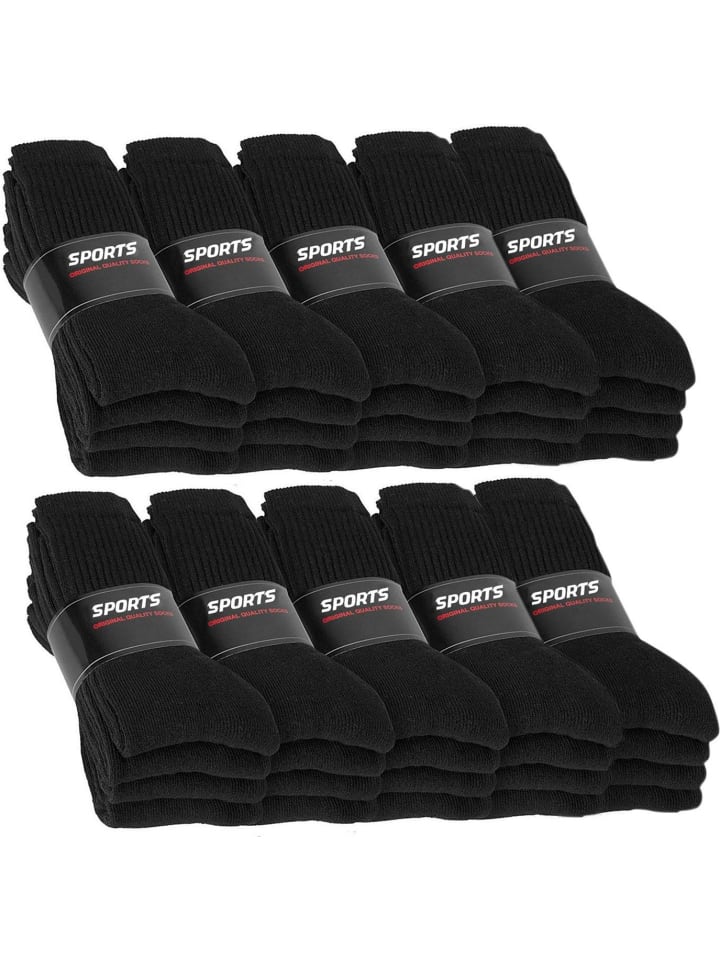 Normani 20 пар теннисных носков черного цвета
Normani 20 пар теннисных носков черного цвета