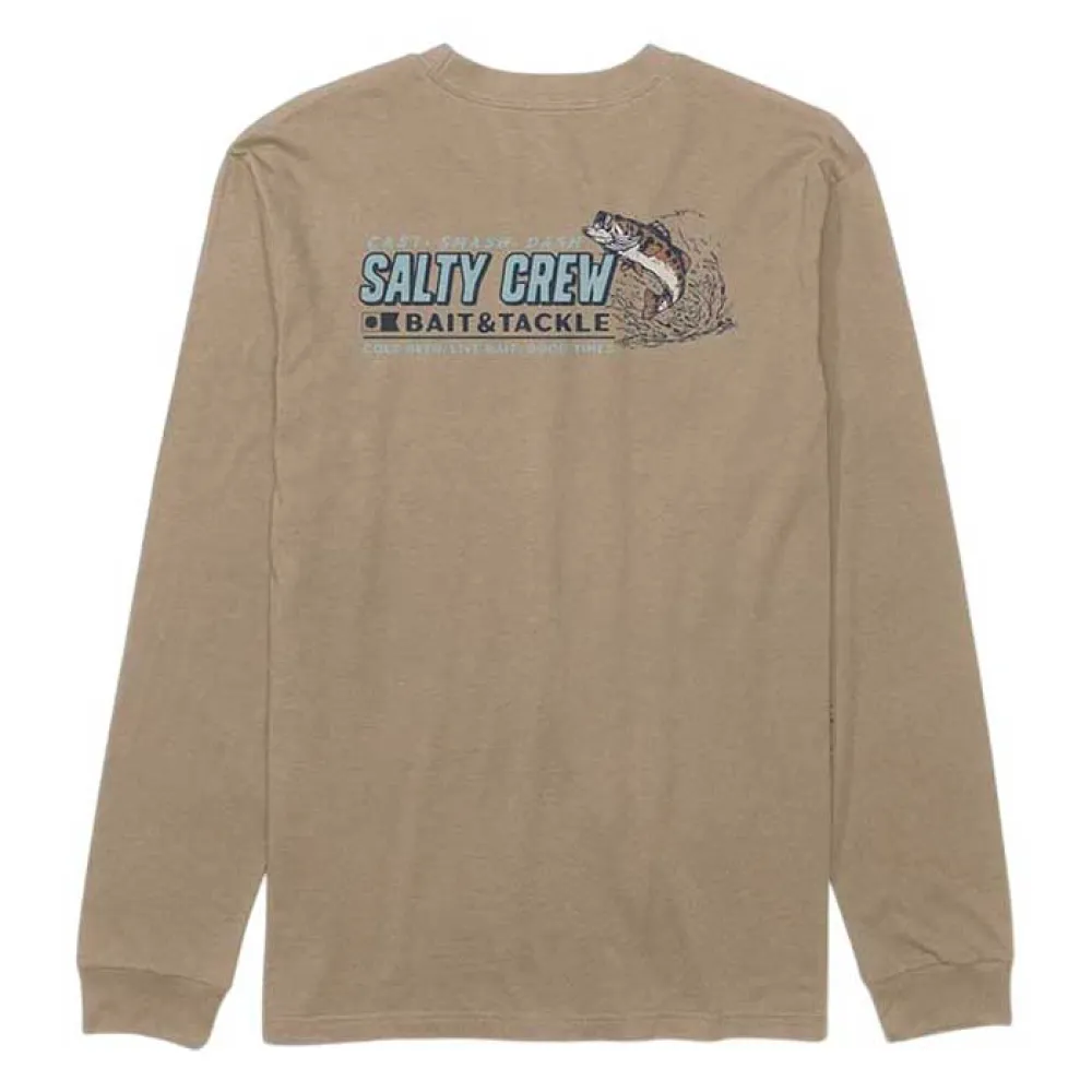 Футболка с длинным рукавом Salty Crew Live bait, коричневый
Футболка с длинным рукавом Salty Crew Live bait, коричневый