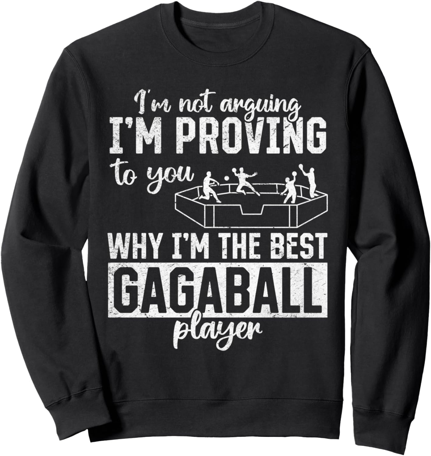 Забавная толстовка с надписью «Я лучший игрок в гагабол» Gagaball Player Gaga Ball Game, черный
Забавная толстовка с надписью «Я лучший игрок в гагабол» Gagaball Player Gaga Ball Game, черный