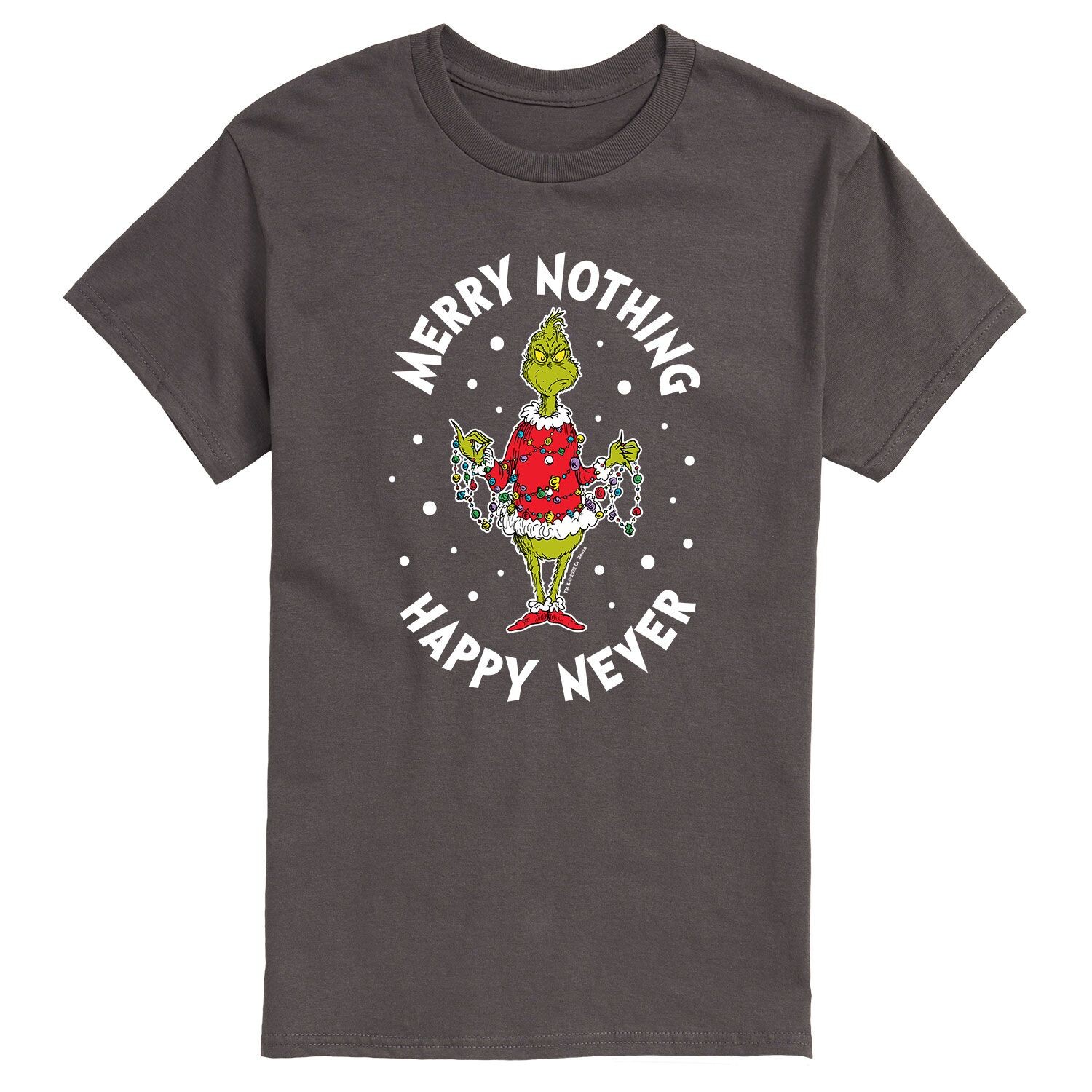 Мужская футболка Dr. Seuss Grinch Merry Nothing Happy Never Licensed Character
Мужская футболка Dr. Seuss Grinch Merry Nothing Happy Never Licensed Character