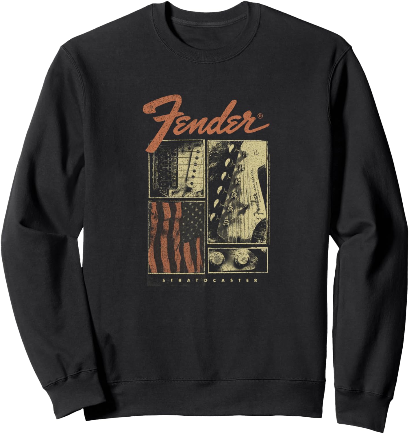 Толстовка с флагом Fender Strat, черный
Толстовка с флагом Fender Strat, черный