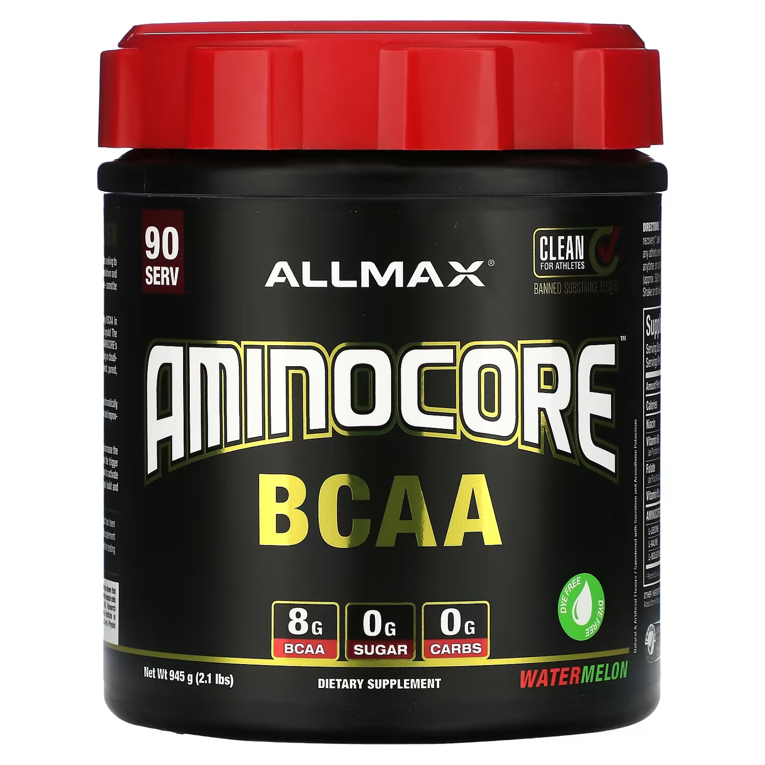 Добавка ALLMAX AMINOCORE BCAA, арбуз 
Добавка ALLMAX AMINOCORE BCAA, арбуз