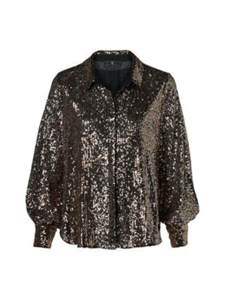 Вишневая блузка бронзового цвета Mart Visser
Вишневая блузка бронзового цвета Mart Visser