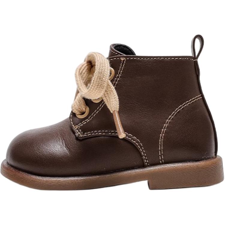 Детские кожаные ботинки для дошкольников QINUOSHU, коричневый
Детские кожаные ботинки для дошкольников QINUOSHU, коричневый