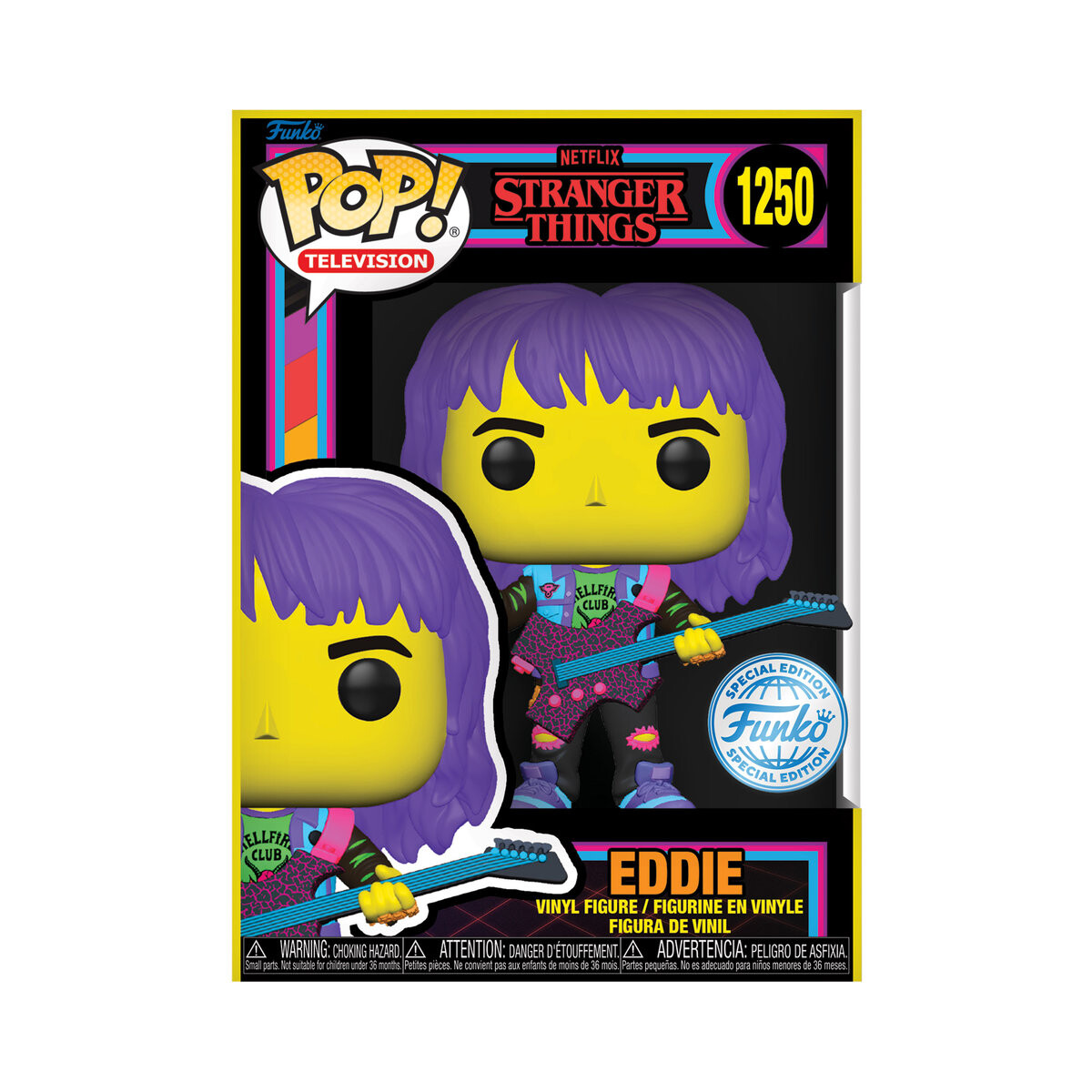 Funko POP! Очень странные дела, коллекционная фигурка, Эдди, 1250 г.
Funko POP! Очень странные дела, коллекционная фигурка, Эдди, 1250 г.