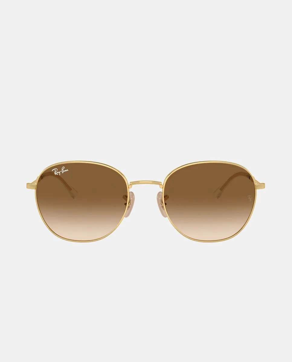 Овальные золотистые металлические солнцезащитные очки унисекс Ray-Ban, золотой
Овальные золотистые металлические солнцезащитные очки унисекс Ray-Ban, золотой