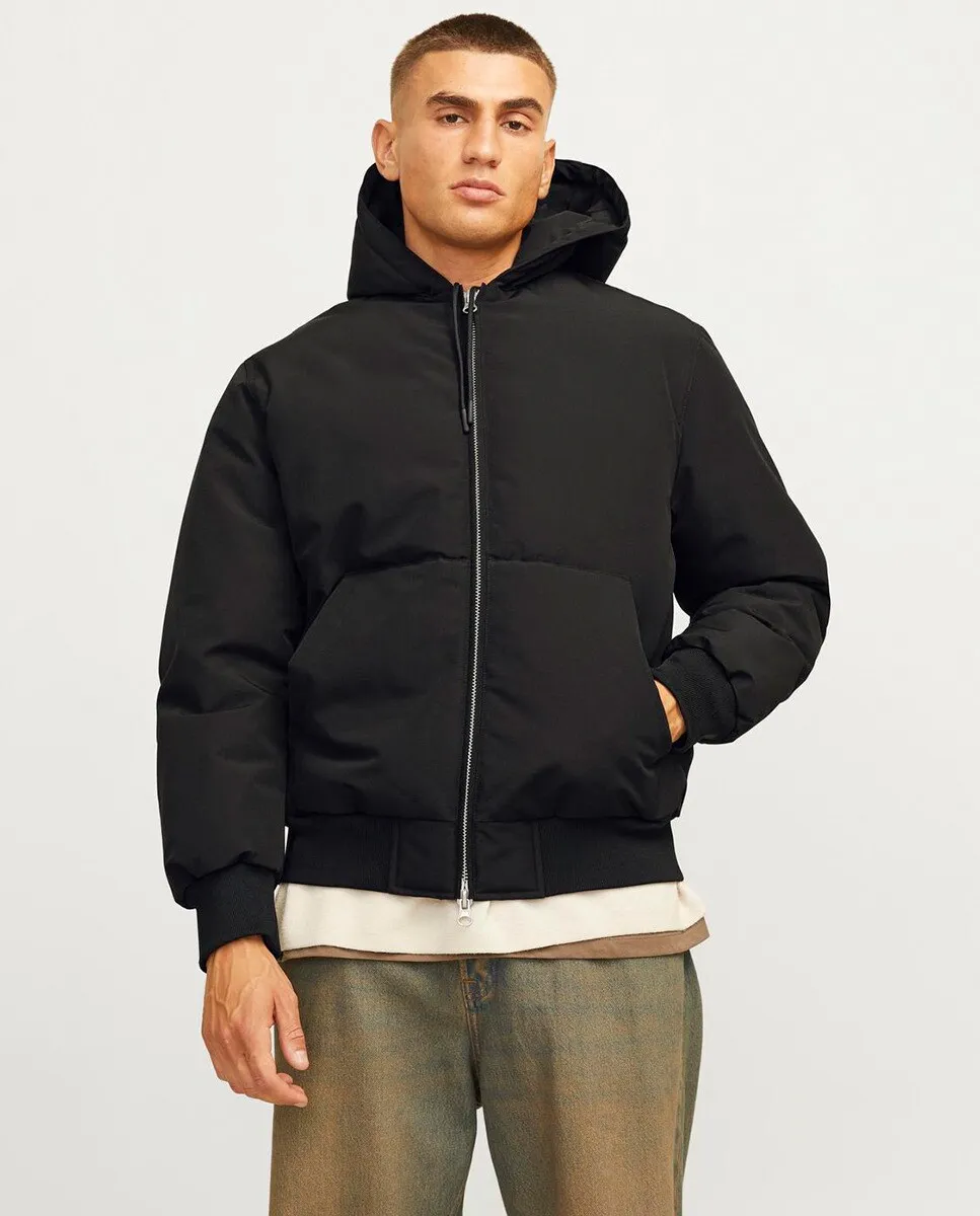 Мягкая куртка с капюшоном и застежкой-молнией Jack & Jones, черный
Мягкая куртка с капюшоном и застежкой-молнией Jack & Jones, черный