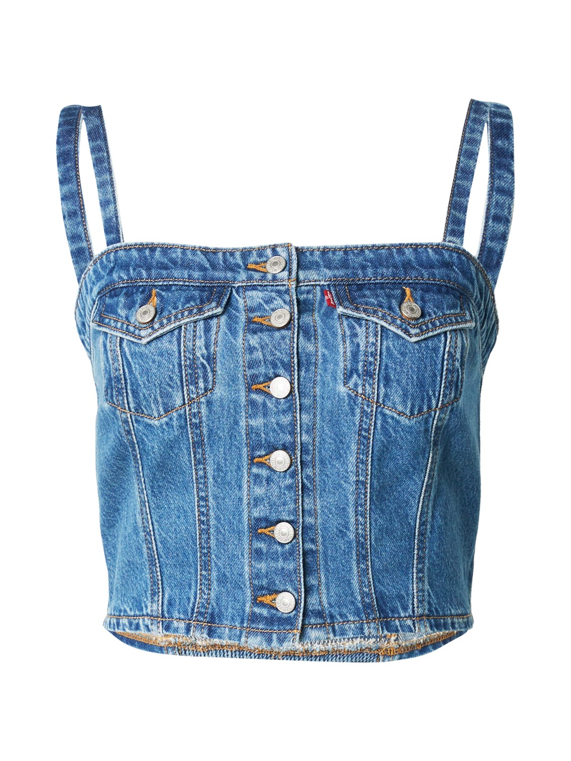 LEVI'S Топ 'Denim Tube Top' в синем дениме
LEVI'S Топ 'Denim Tube Top' в синем дениме