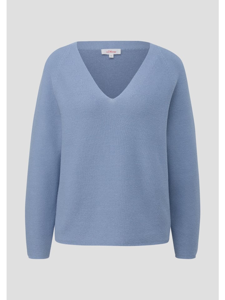 s.Oliver Вязаный свитер 5271_бледно-голубого цвета
s.Oliver Вязаный свитер 5271_бледно-голубого цвета