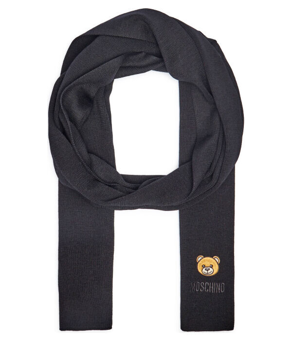 Шарф шерстяной Moschino, черный
Шарф шерстяной Moschino, черный