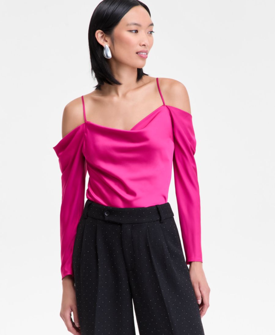 Женская блузка с открытыми плечами и драпировкой, эксклюзивно от Macy's INC International Concepts, Bright Fuchsia
Женская блузка с открытыми плечами и драпировкой, эксклюзивно от Macy's INC International Concepts, Bright Fuchsia