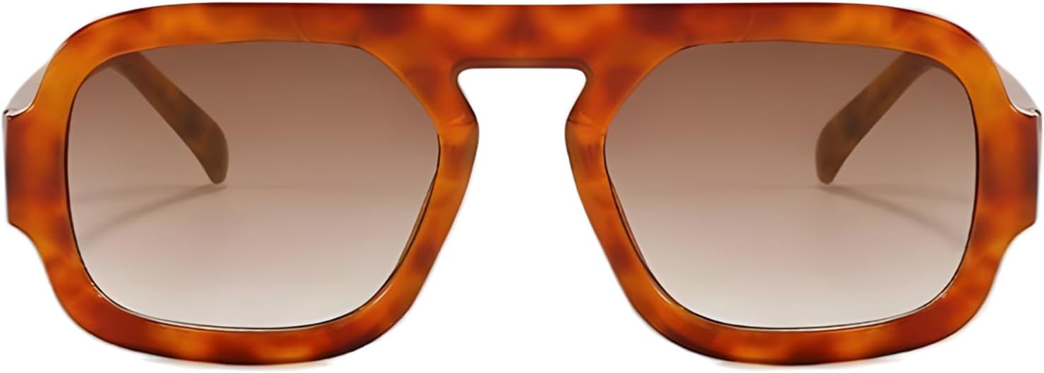 Модные квадратные солнцезащитные очки ADE WU для женщин и мужчин, винтажные квадратные очки-авиаторы в стиле 70-х, стильные очки с плоской верхней частью, C7 Caramel Brwon Tort/Brown Gradient
Модные квадратные солнцезащитные очки ADE WU для женщин и мужчин, винтажные квадратные очки-авиаторы в стиле 70-х, стильные очки с плоской верхней частью, C7 Caramel Brwon Tort/Brown Gradient
