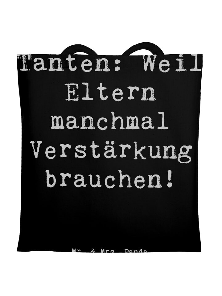 Сумка Mr. & Mrs. Panda Tragetasche Liebe Tanten mit Spruch, черный
Сумка Mr. & Mrs. Panda Tragetasche Liebe Tanten mit Spruch, черный