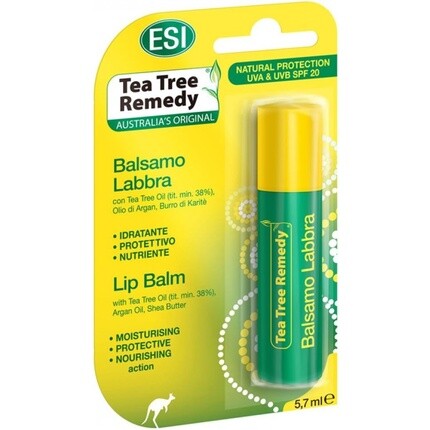 Бальзам для губ Tea Tree Remedy Esi
Бальзам для губ Tea Tree Remedy Esi
