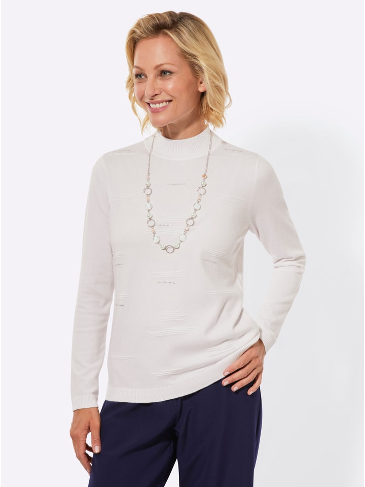 WITT WEIDEN Белый свитер со стоячим воротником
WITT WEIDEN Белый свитер со стоячим воротником