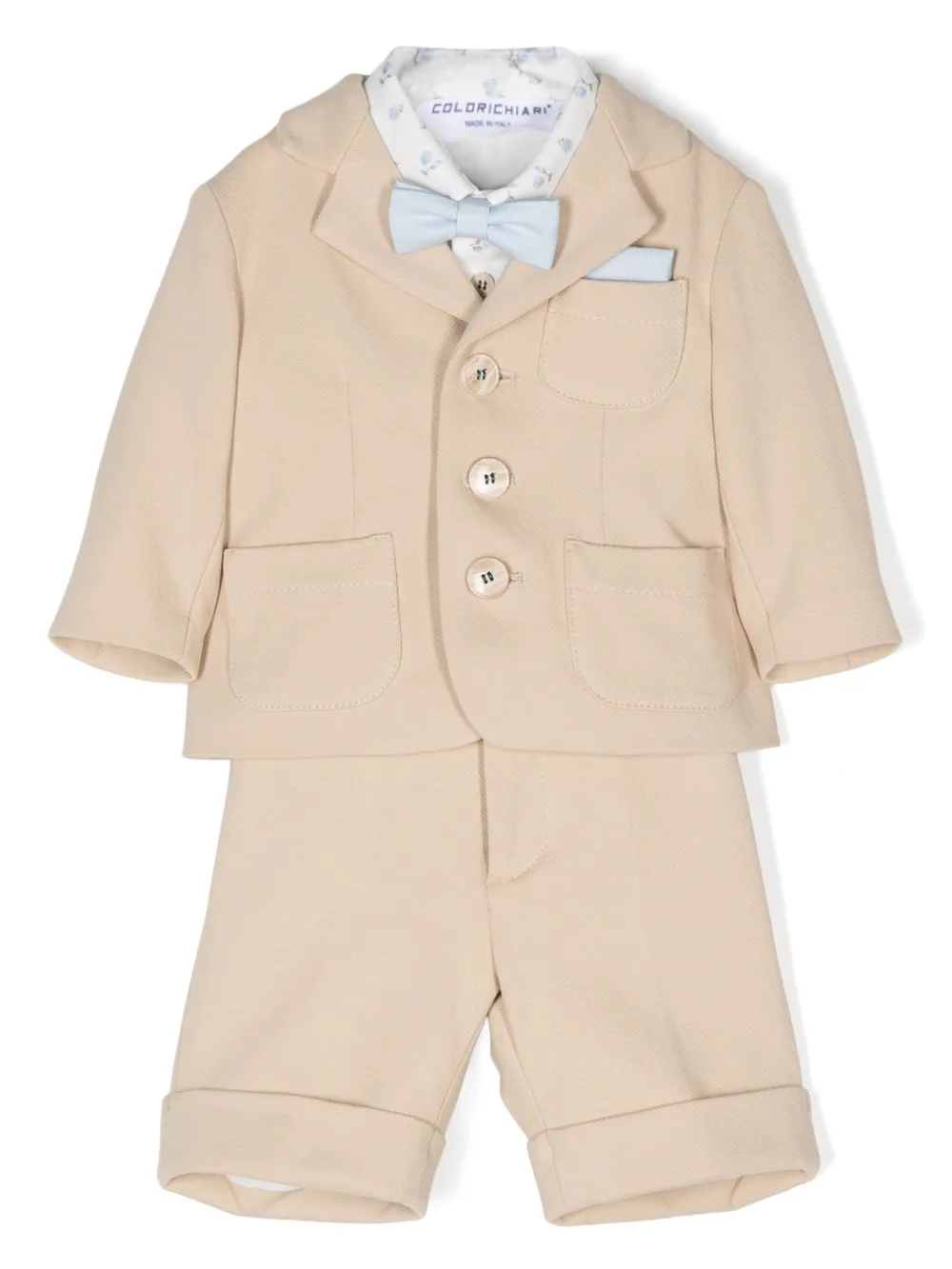 Костюм с однобортным пиджаком Colorichiari, нейтральный
Костюм с однобортным пиджаком Colorichiari, нейтральный