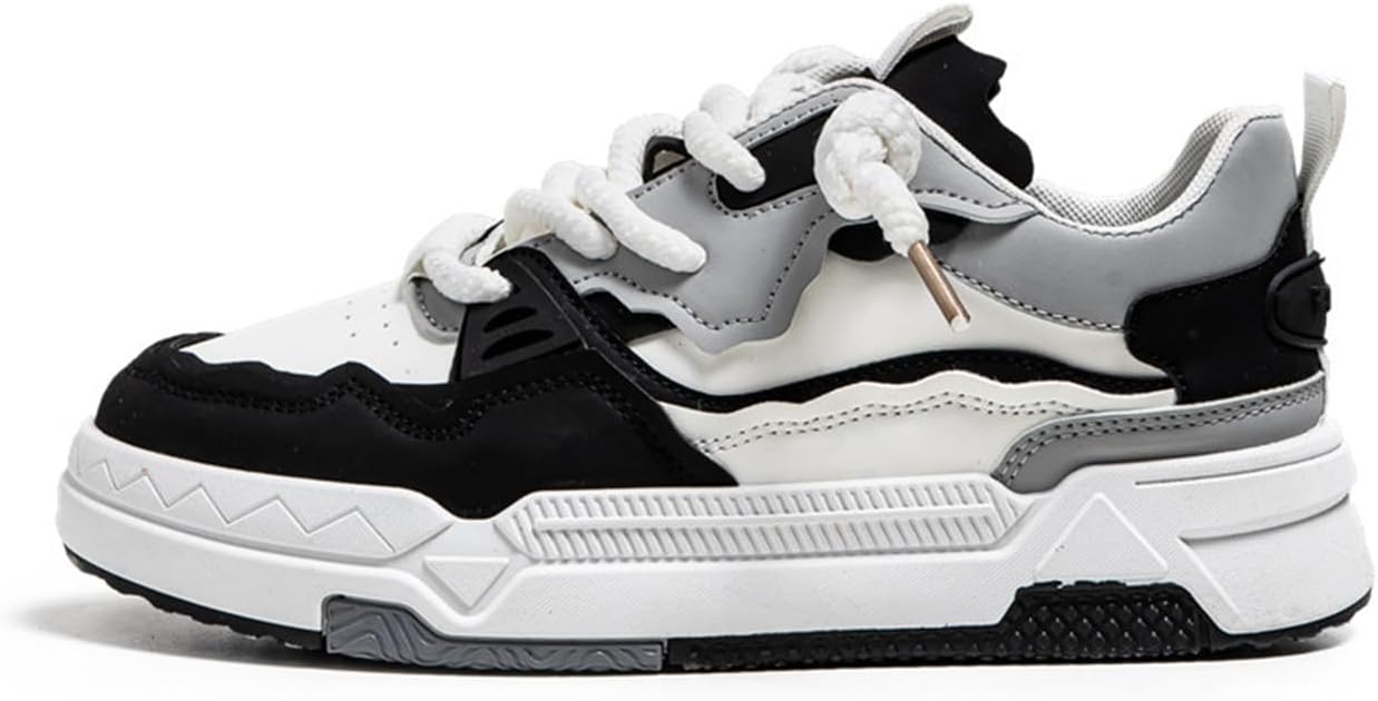 Мужские кроссовки на платформе с толстой подошвой, повседневные, модные, с шнуровкой, из искусственной кожи, удобные для ходьбы, на все сезоны Zhoupulp, черный
Мужские кроссовки на платформе с толстой подошвой, повседневные, модные, с шнуровкой, из искусственной кожи, удобные для ходьбы, на все сезоны Zhoupulp, черный